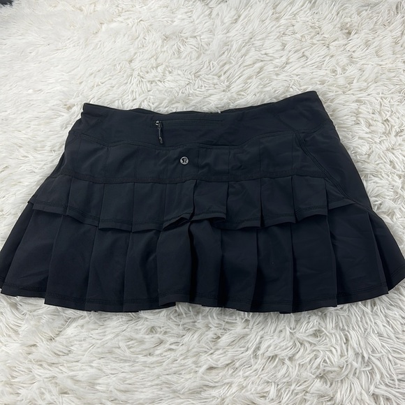 Lululemon Run: Pace Setter Skirt Black - Picture 6 of 8